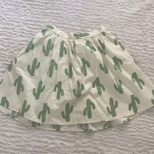 Cute Mod cloth cactus print skirt. Size small.
